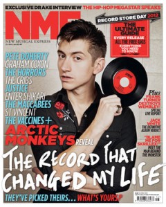 Front page of NME